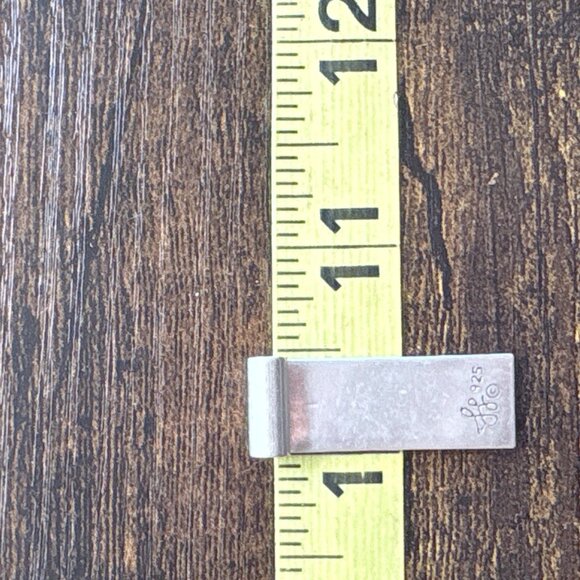 VTG Sterling Silver 925 Blue Enamel Cross Design Pendant Size 1.25" Length - Picture 8 of 9